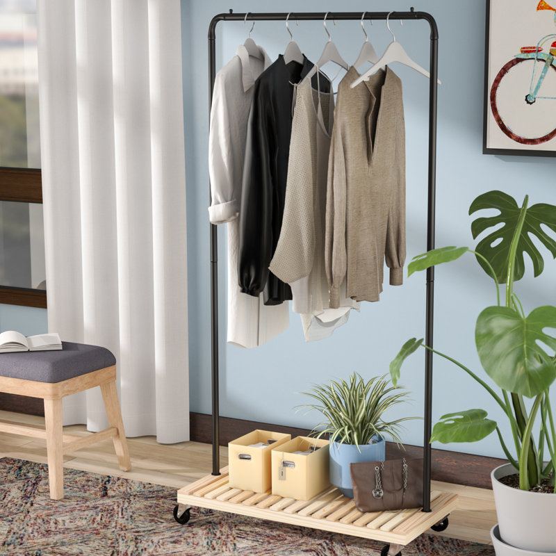 Rebrilliant 36.25" W Garment Rack & Reviews Wayfair